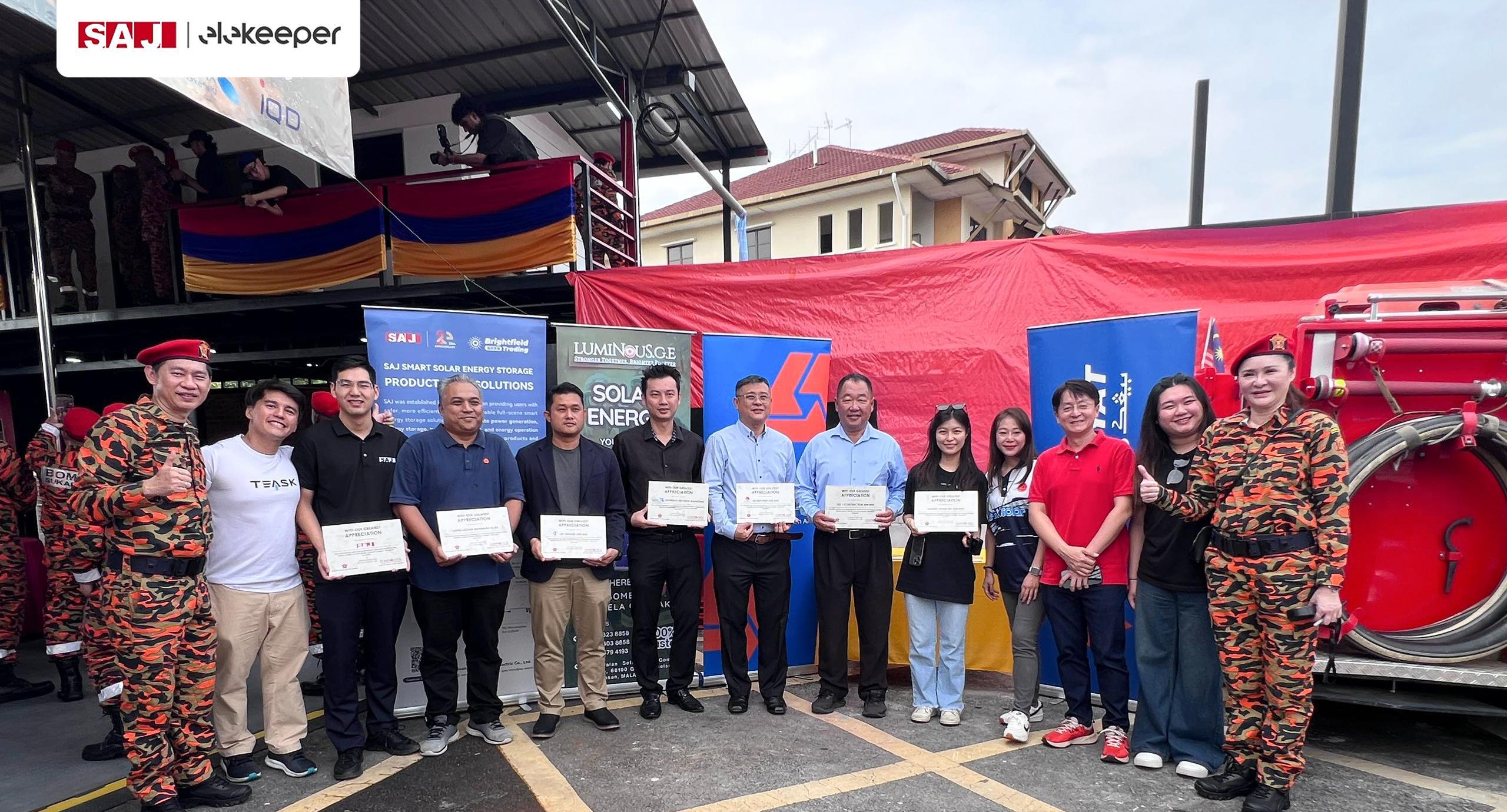 Supporting Malaysia's First Solar&Battery Powered  Fire Station