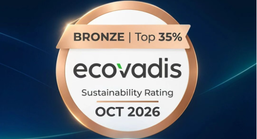 SAJ Electric Earns EcoVadis Bronze Medal in Its First Assessment